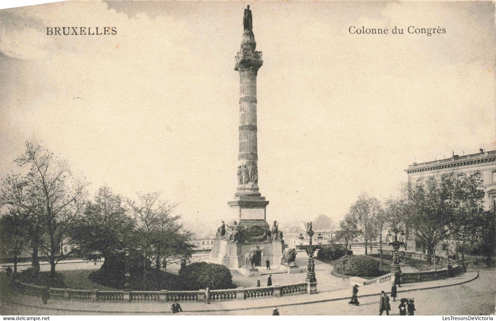 BELGIQUE - Bruxelles - Colonne Du Congrès - Carte Postale Ancienne - Monuments