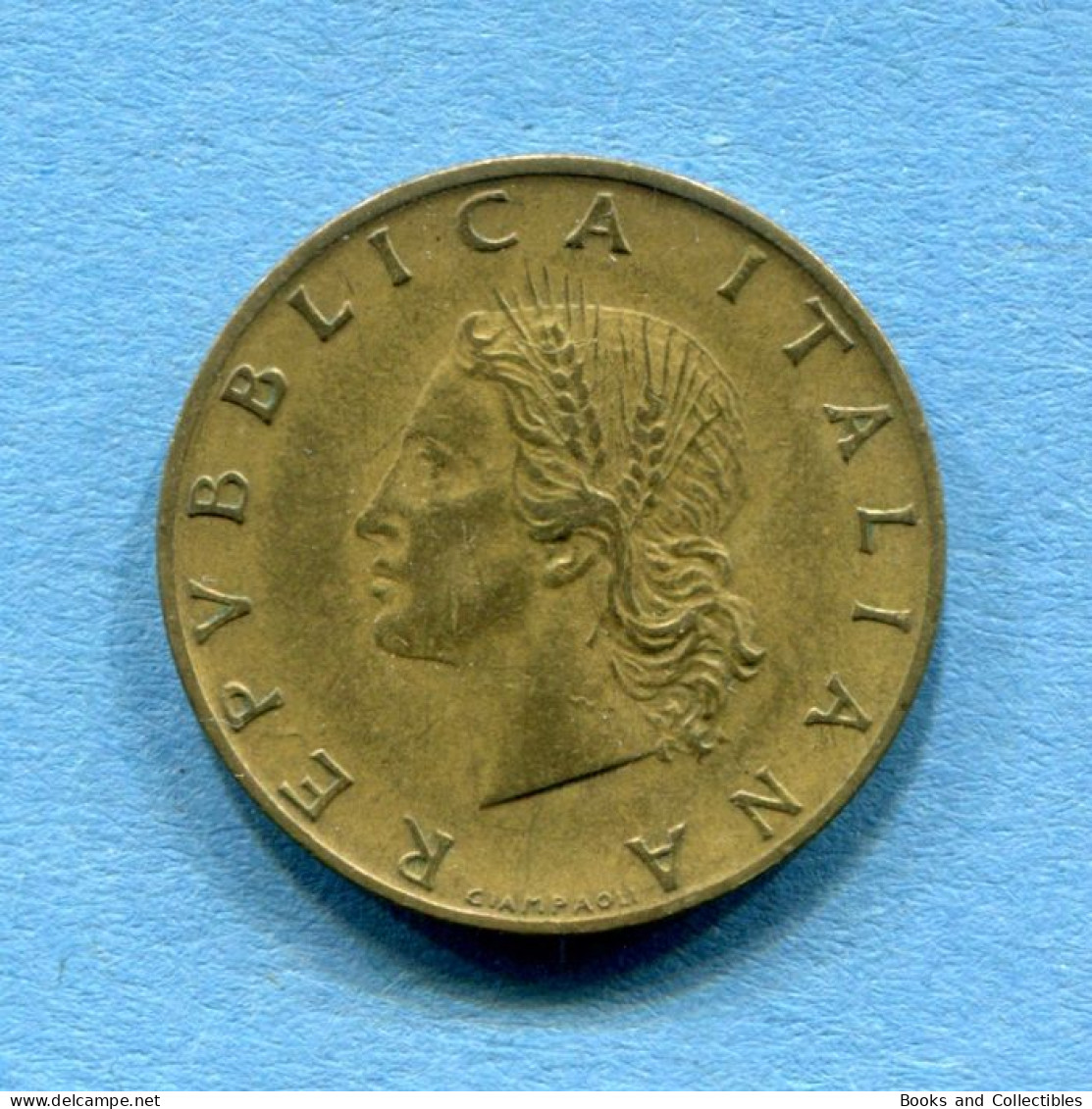 ITALIA - 20 Lire 1957 - VARIANTE ('7' Con Grazie) - Diam: 21,25 Mm, KM# 97.1 * Rif. 0049 - 20 Lire
