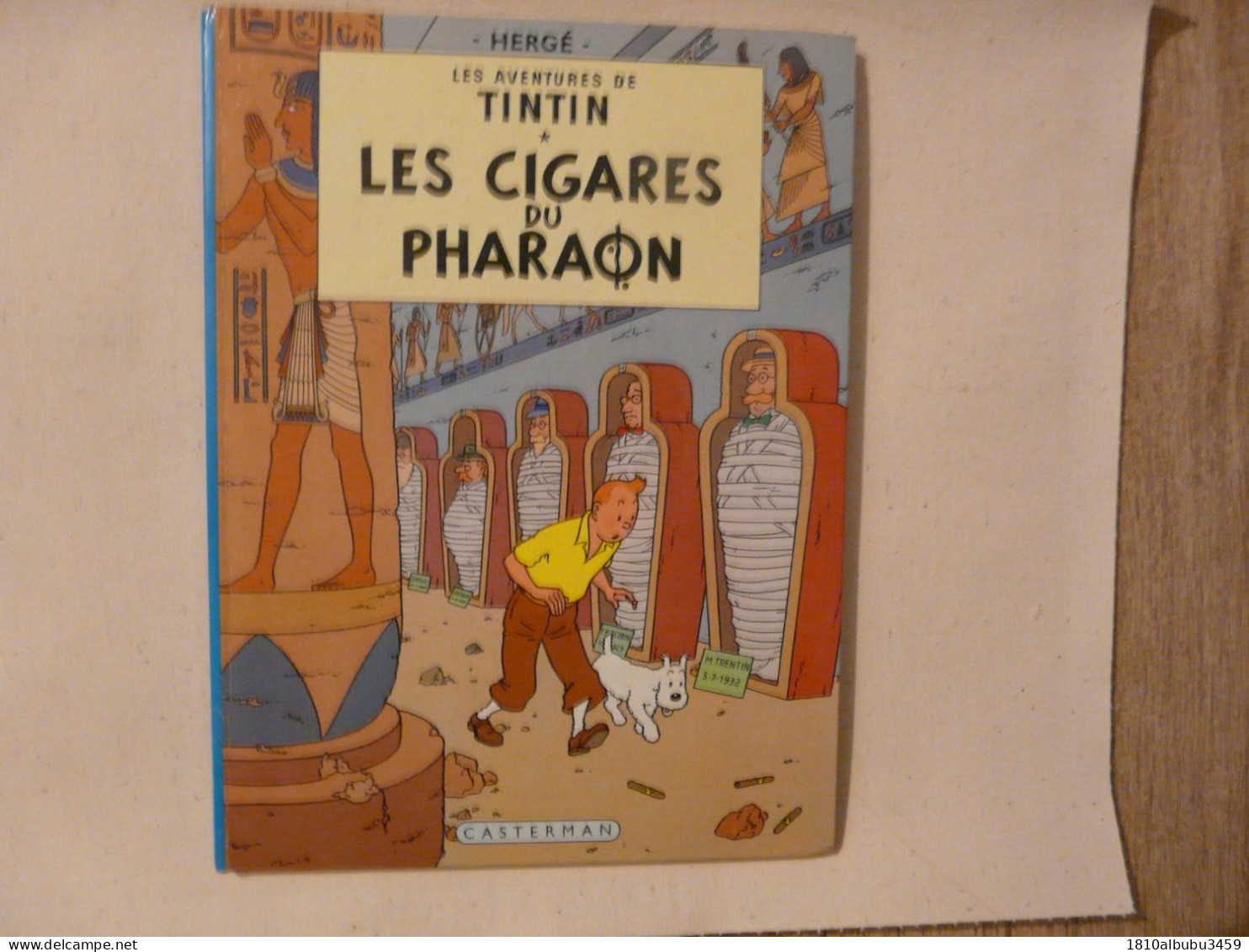 LES AVENTURES DE TINTIN - LES CIGARES DU PHARAON Par HERGE 1966 - Hergé