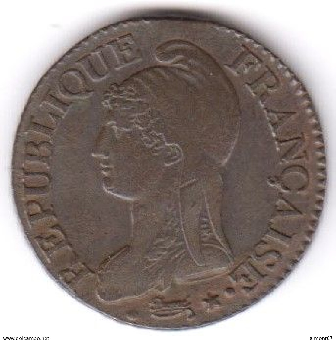 DUPRE - 5 Centimes  An 7 A - Variété 7/5 Et A/I  Rareté Non Signalée - 5 Centimes