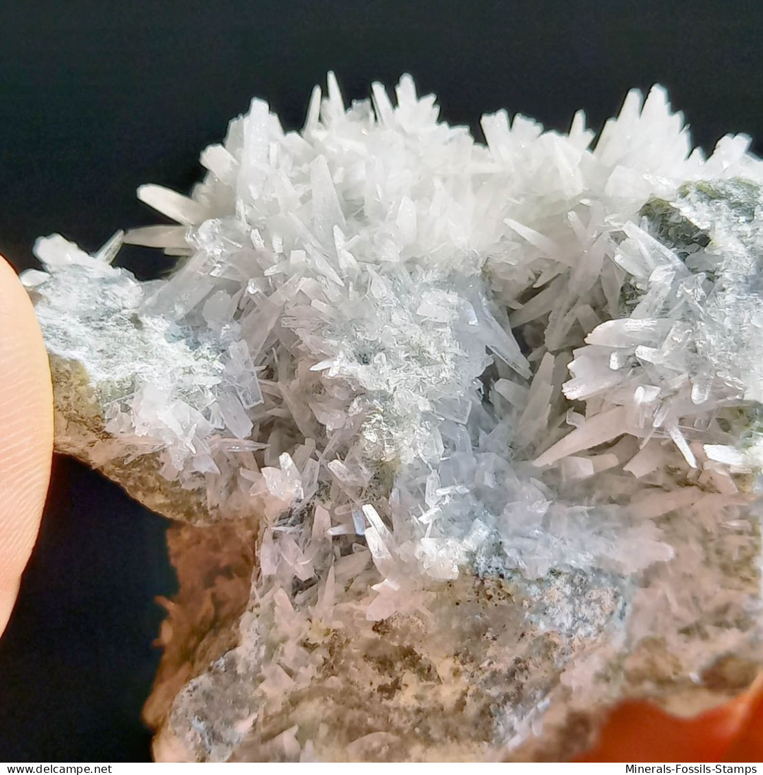#BRA6.02 Rara ARAGONITE cristalli (Cretax, Valle d'Aosta, Italia)