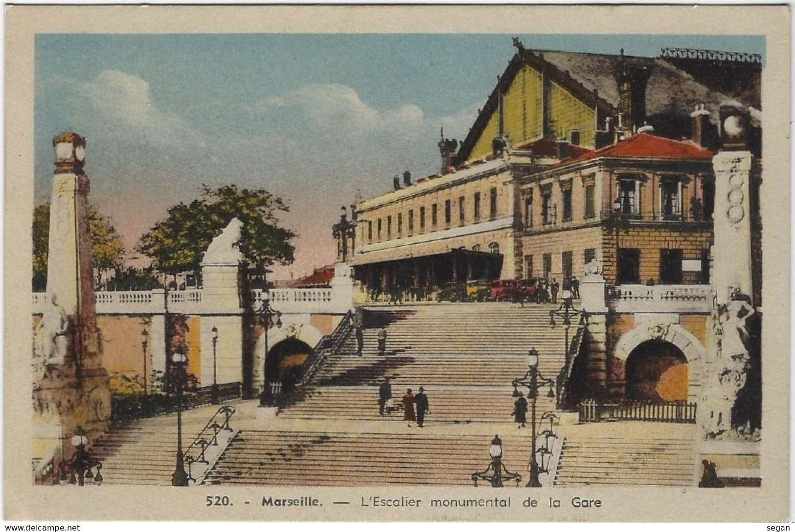 MARSEILLE   L'ESCALIER DE LA GARE - Quartier De La Gare, Belle De Mai, Plombières