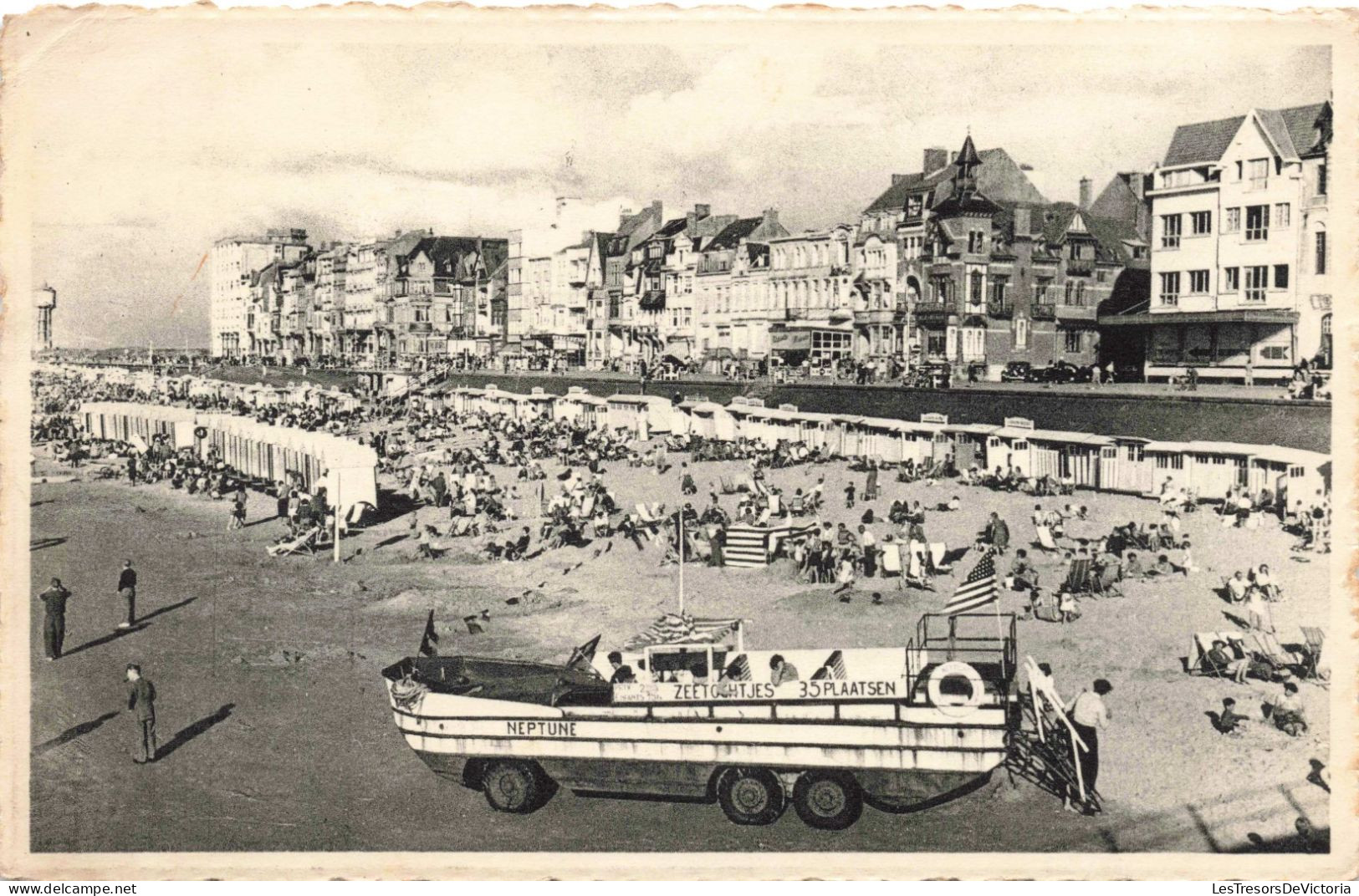 BELGIQUE - Middelkerke - La Plage - Carte Postale Ancienne - Middelkerke