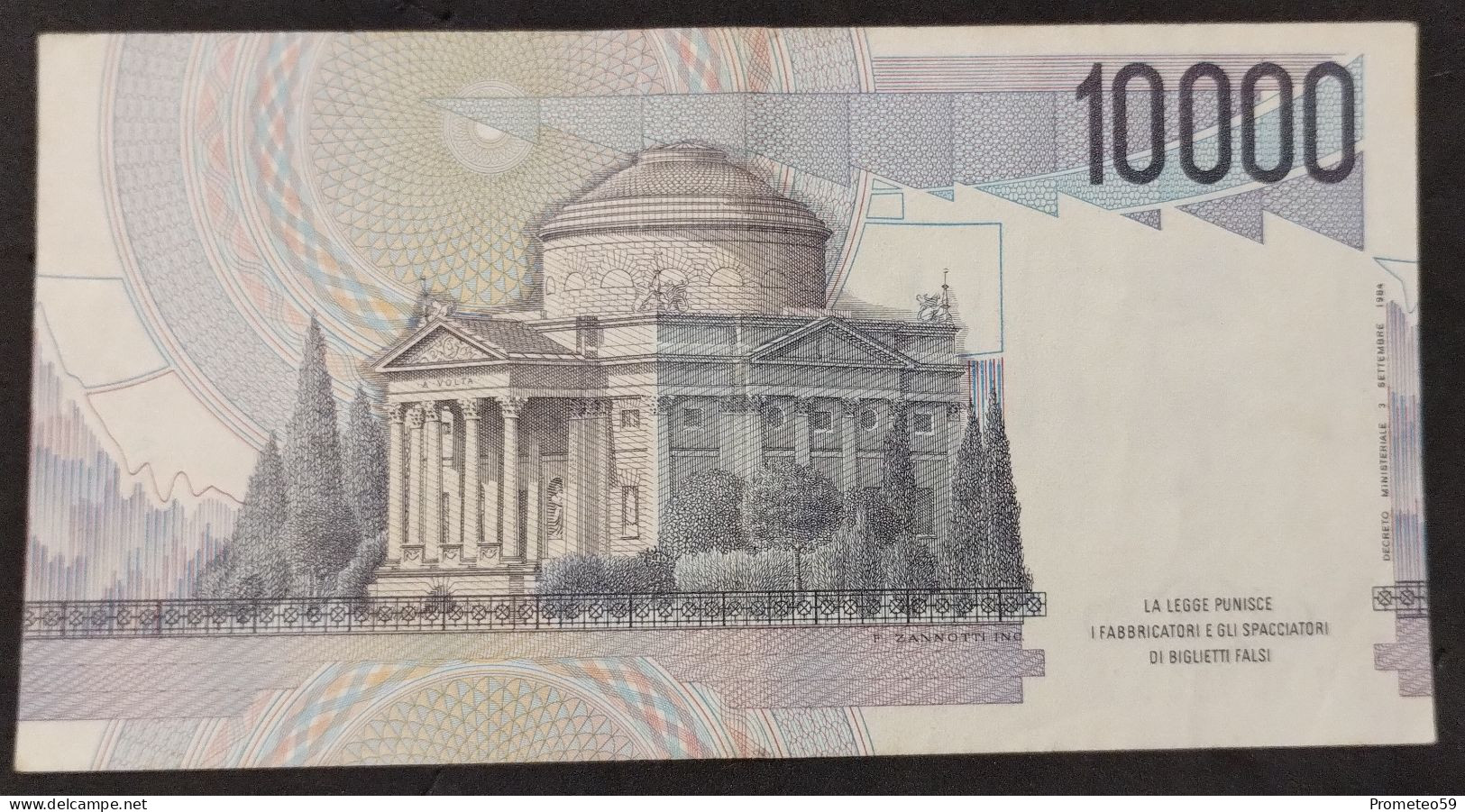 Italia – Billete Banknote De 10.000 Liras – 1984 - 10000 Lire