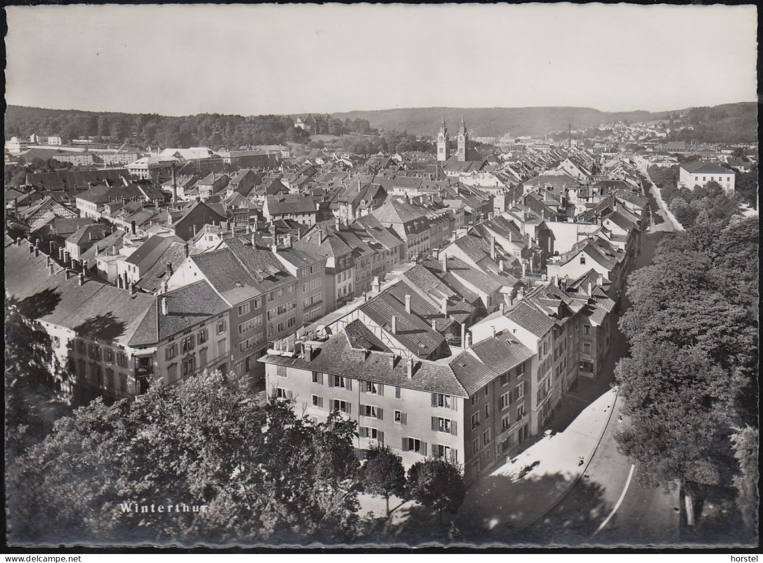 Schweiz - 8400 Winterthur - Altstadt - Wohnhäuser - Straße - Winterthur