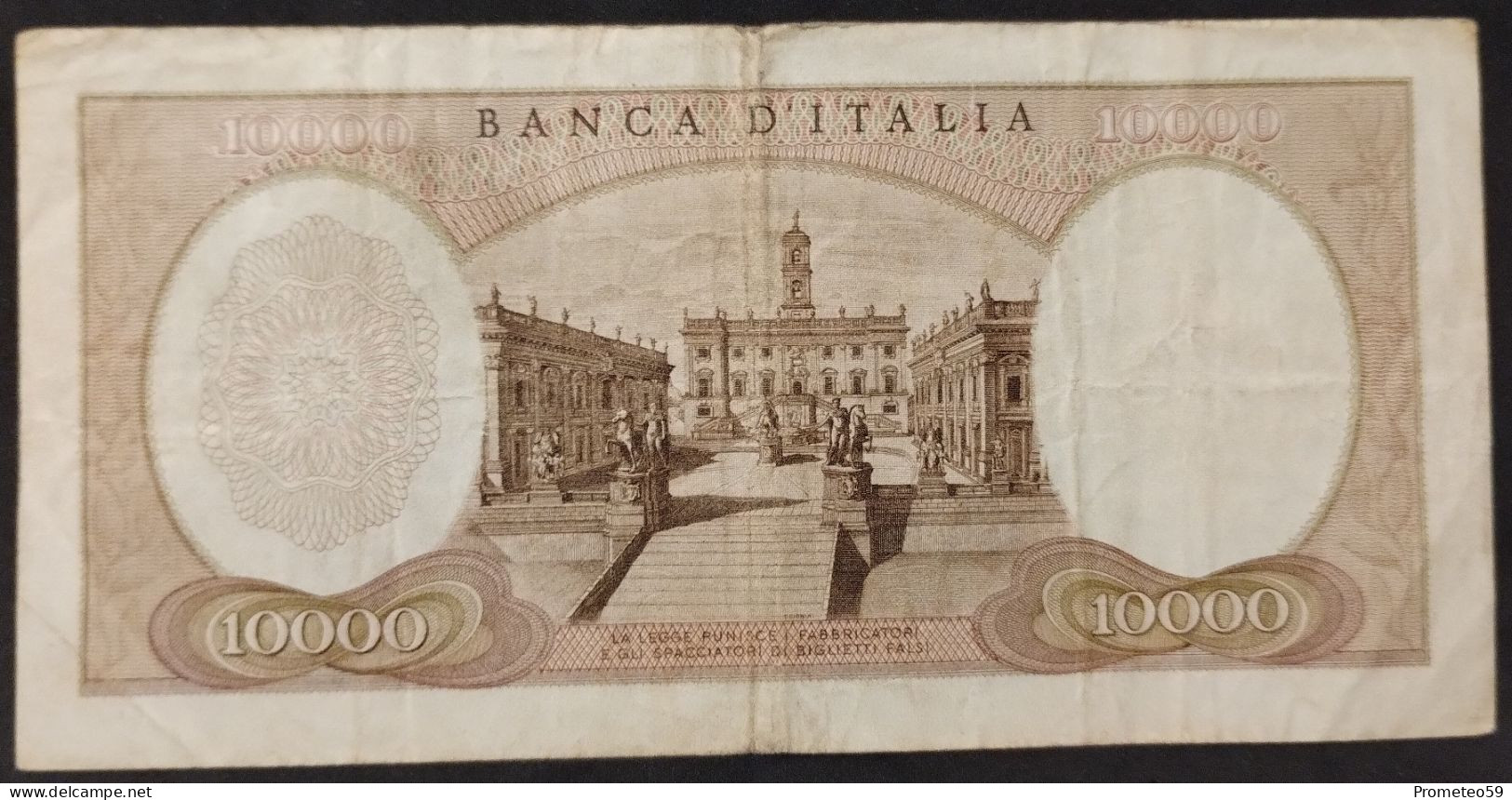 Italia – Billete Banknote De 10.000 Liras – 1966 – Firmas: Carli - Febbraio - 10000 Liras