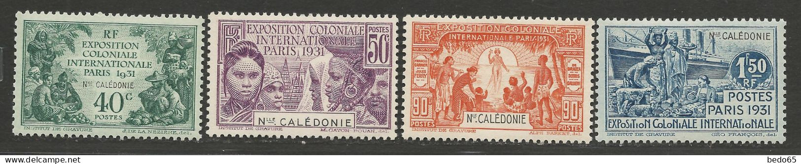 NOUVELLE CALEDONIE Expo 1931 NEUF* LEGERE  TRACE DE CHARNIERE / Hinge / MH - Neufs