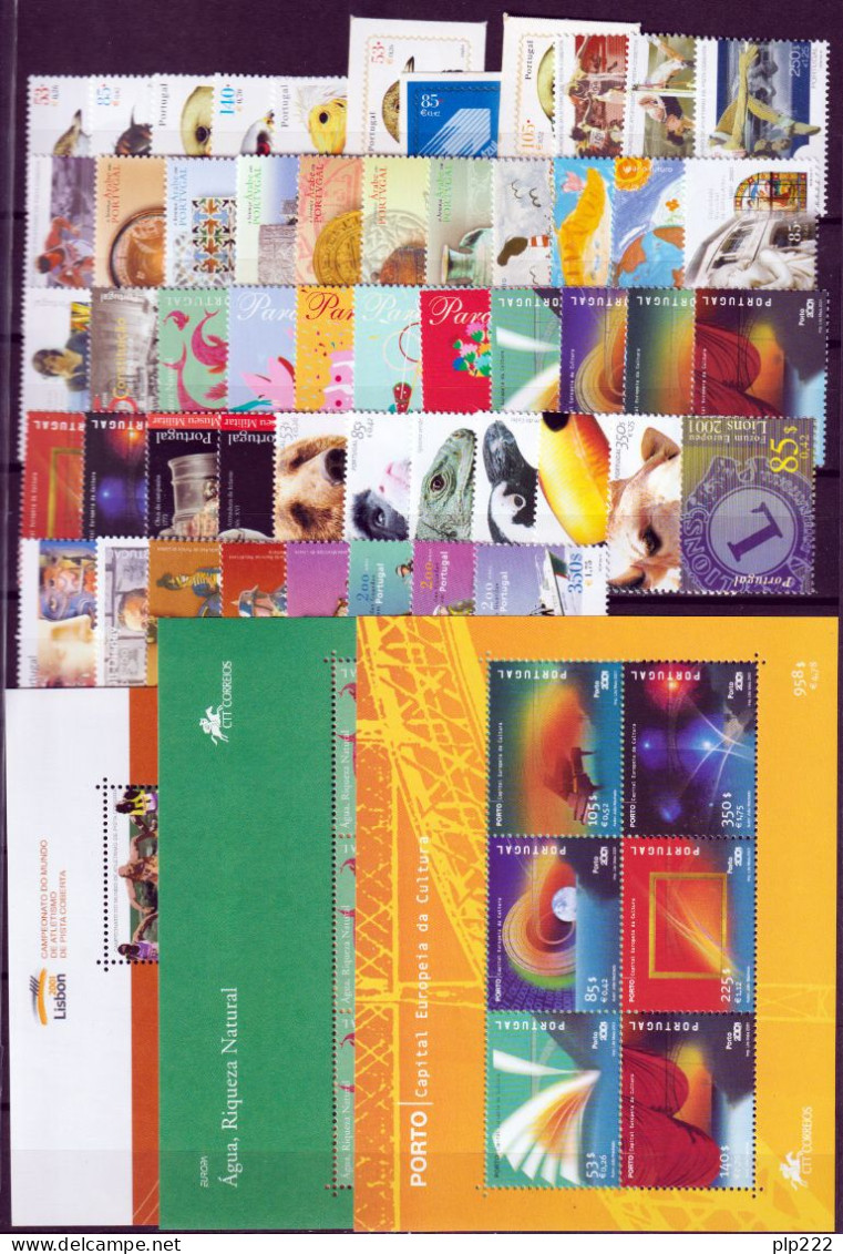 Portogallo 2001 Annata Quasi Completa / Almost Complete Year Set **/MNH VF - Annate Complete