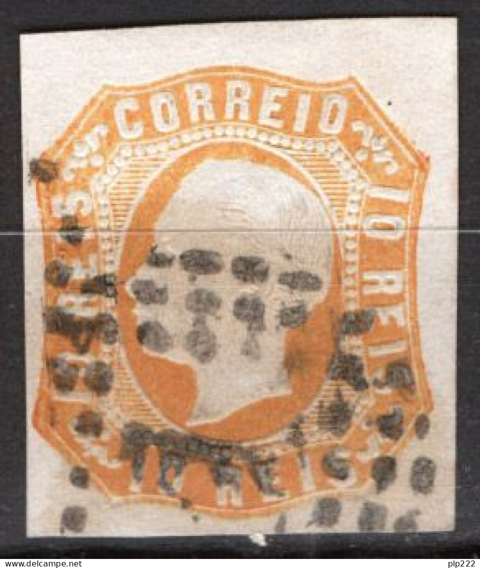 Portogallo 1862 10r. Unif.14 O/Used VF/F - Oblitérés