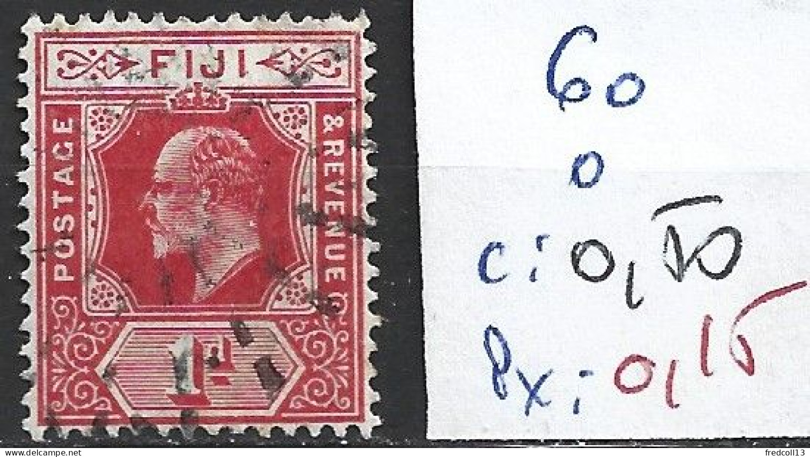 FIDJI 60 Oblitéré Côte 0.50 € - Fiji (...-1970)