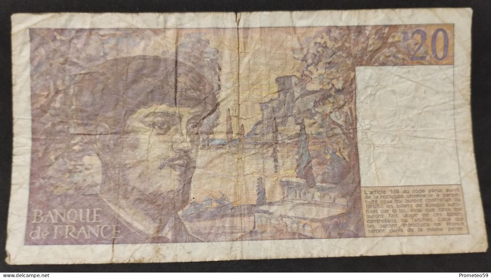 Francia – Billete Banknote De 20 Francs – 1983 - 20 F 1980-1997 ''Debussy''