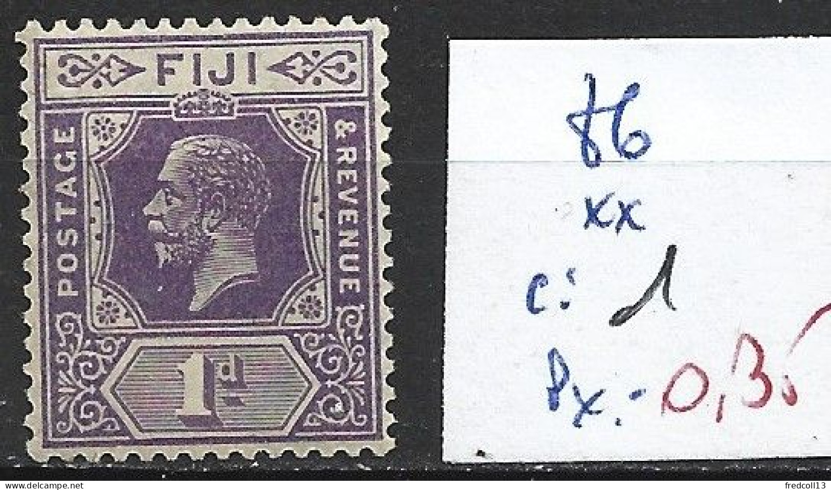 FIDJI 86 ** Côte 1 € - Fiji (...-1970)