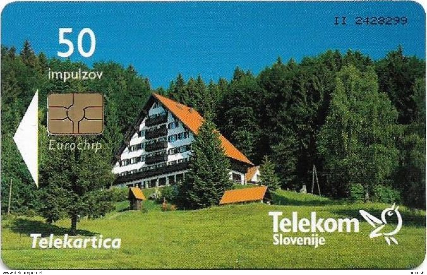 Slovenia - Telekom Slovenije - Hotel Tisa, Gem5 Red, 12.2006, 50Units, 7.000ex, Used - Slowenien