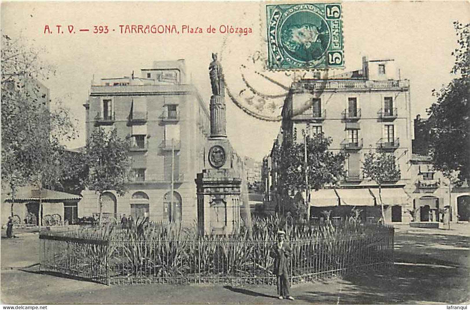 Pays Div-ref EE137-espagne -espana -spain - Tarragona - Plaza De Olozaga  - - Tarragona