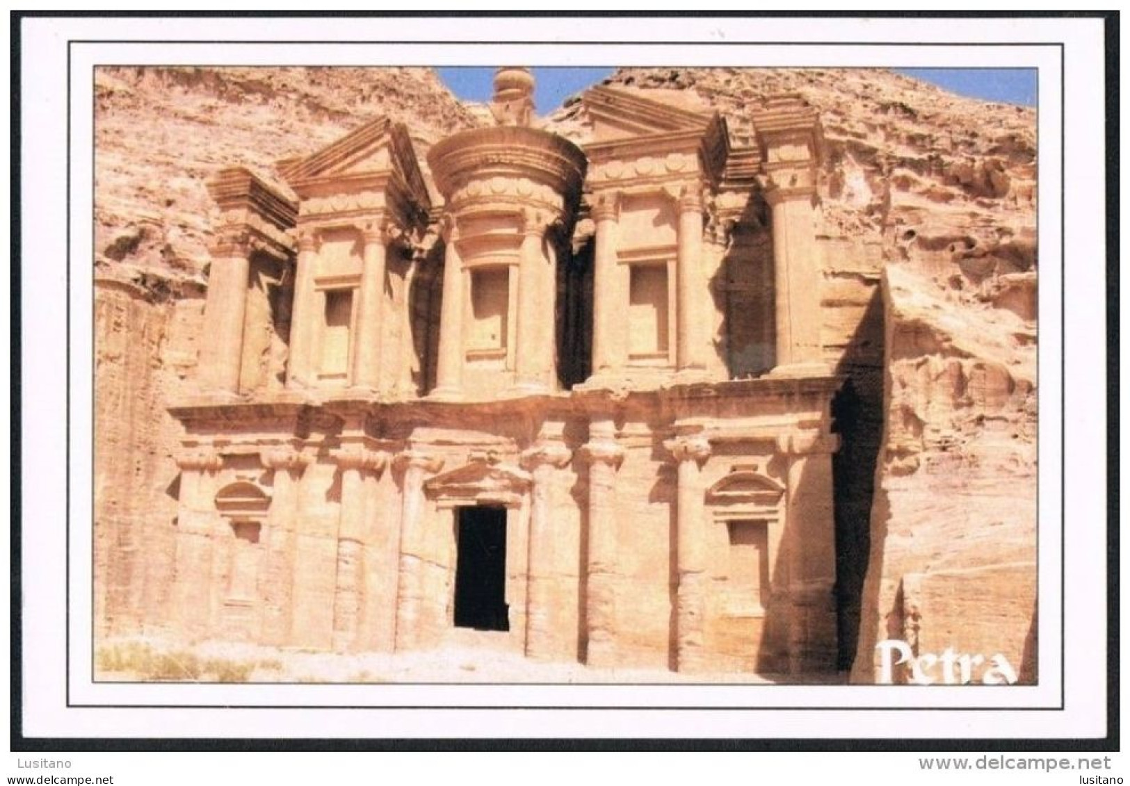 JORDAN - PETRA - CIRCULATED WITH STAMPS TIMBRE - Jordanie