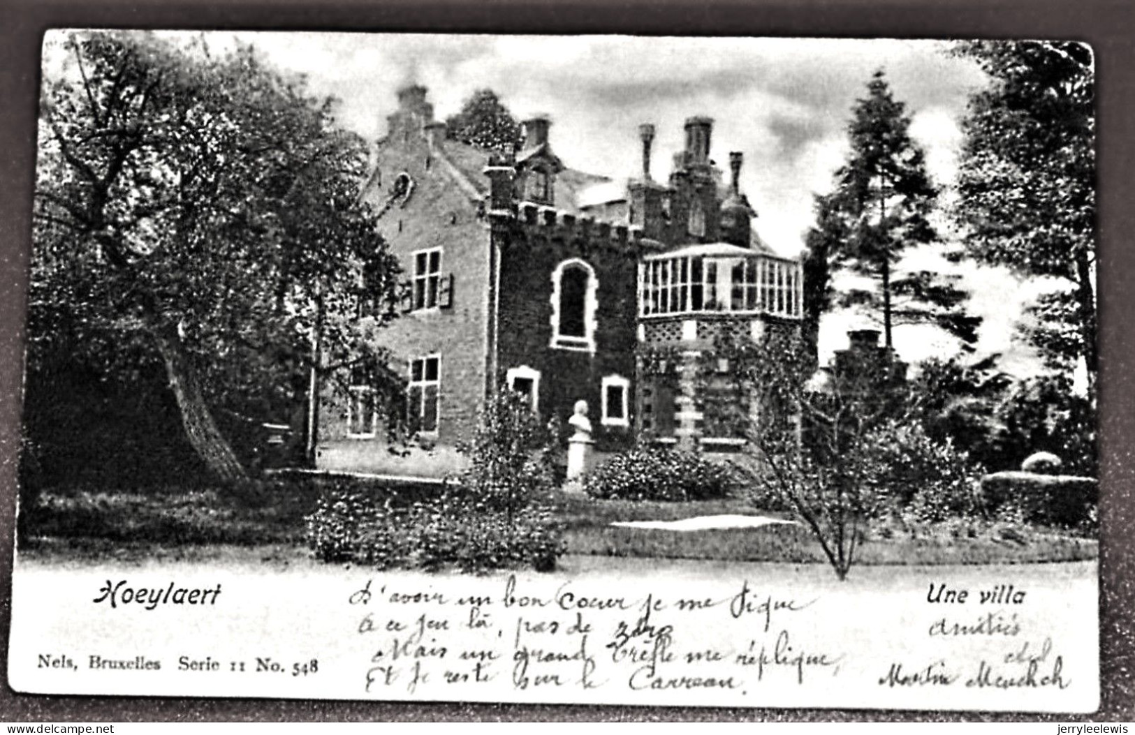 HOEILAART - HOEYLAERT -    Une Villa   -   1904  - - Hoeilaart