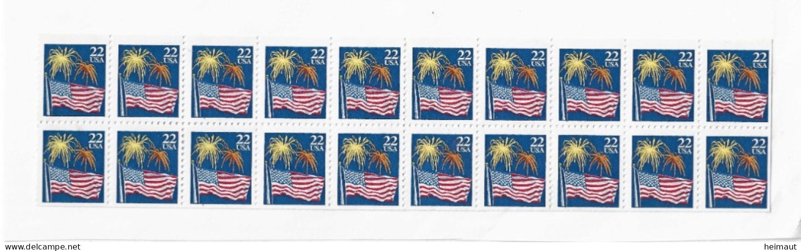 22 USA - Multiples & Strips