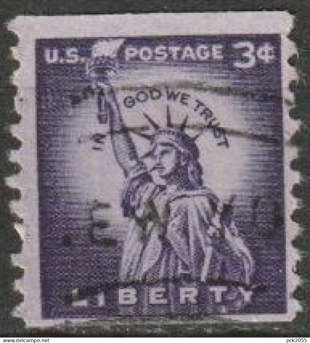 USA 1954  Mi-Nr.656 O Gestempelt Rollenmarke Freiheitsstatue ( U 52) Günstige Versandkosten - Coils & Coil Singles