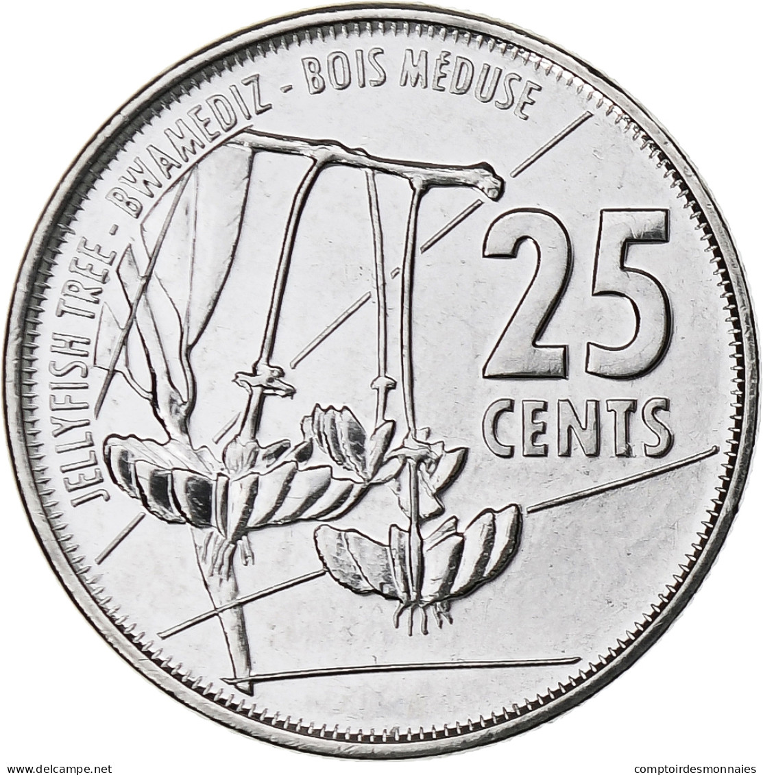 Seychelles, 25 Cents, 2021, Acier Inoxydable, SPL - Seychellen