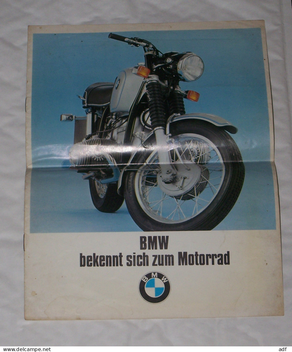 PUB PUBLICITE MOTO MOTOS MOTOCYCLETTES BMW R 50/5, R60/5, R75/5 - Motorräder