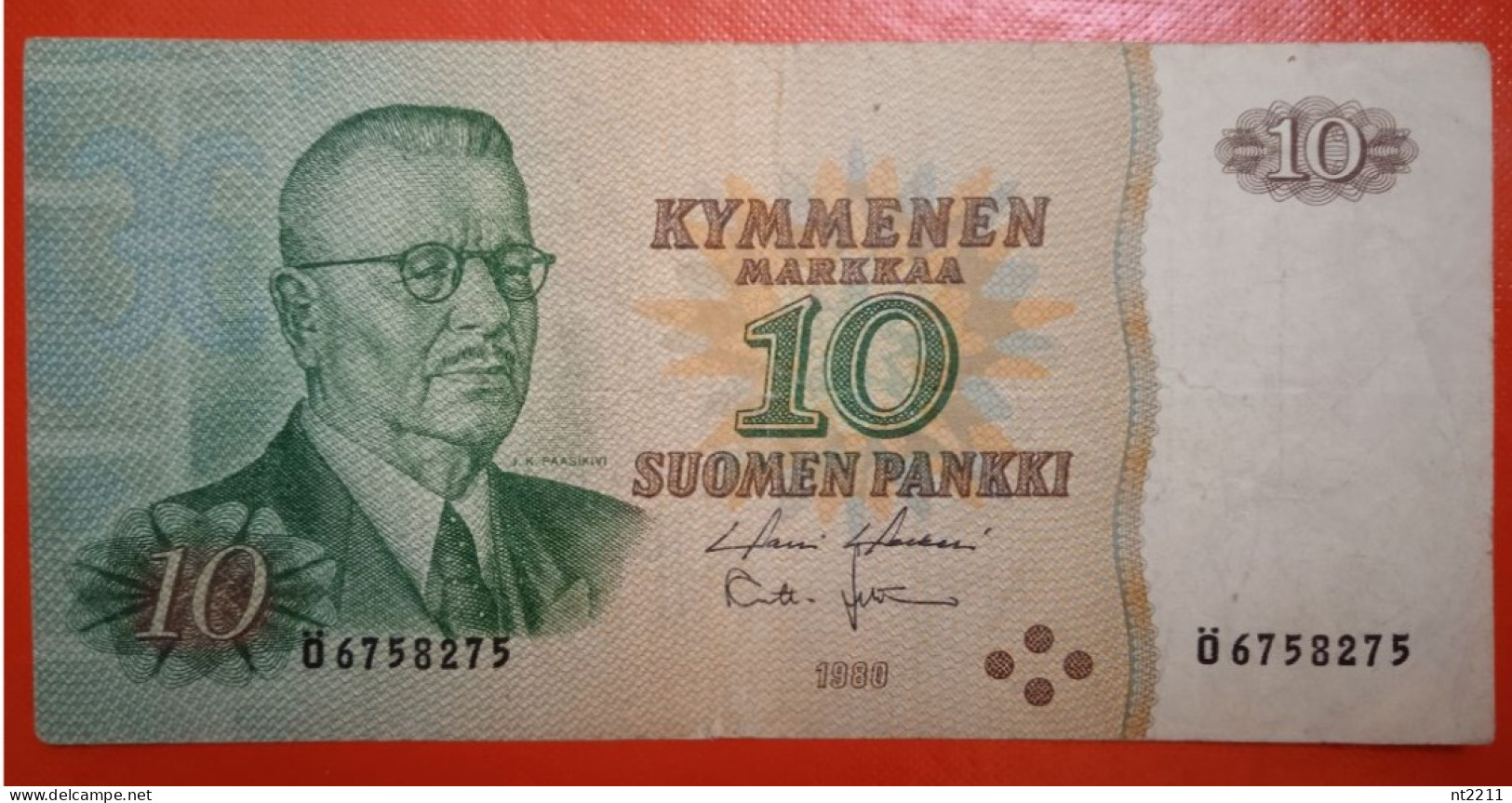 Banknote 10 Marka Finland 1980 - Finnland