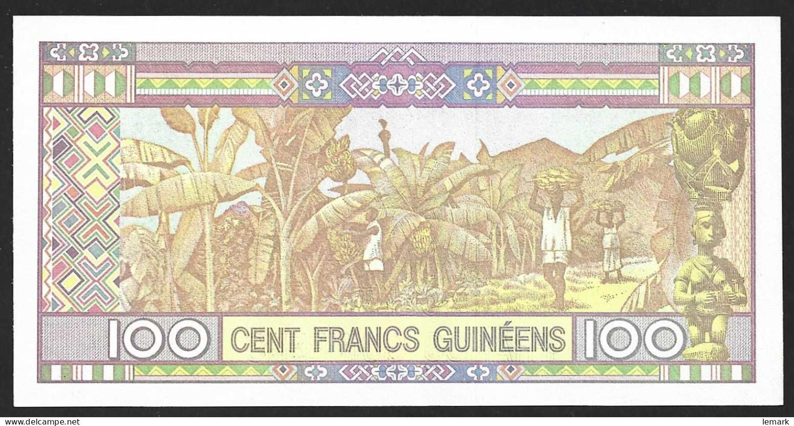 Guinea 100 Francs 2015 P47 UNC - Guinea