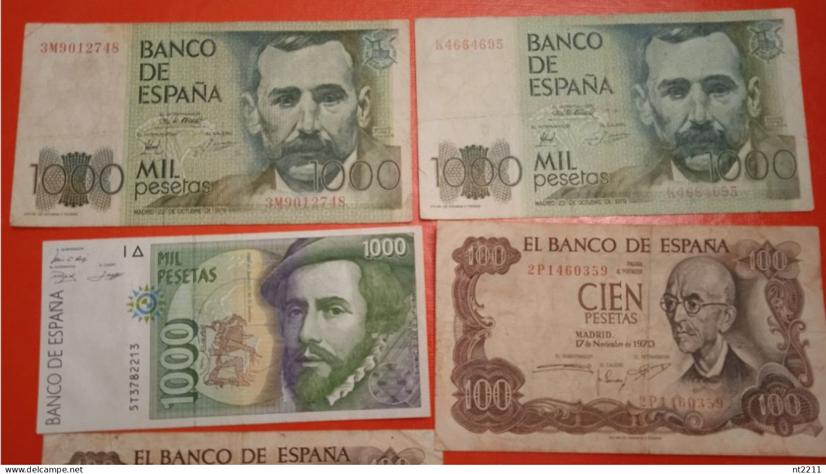 Banknotes Set Spain - [ 9] Colecciones