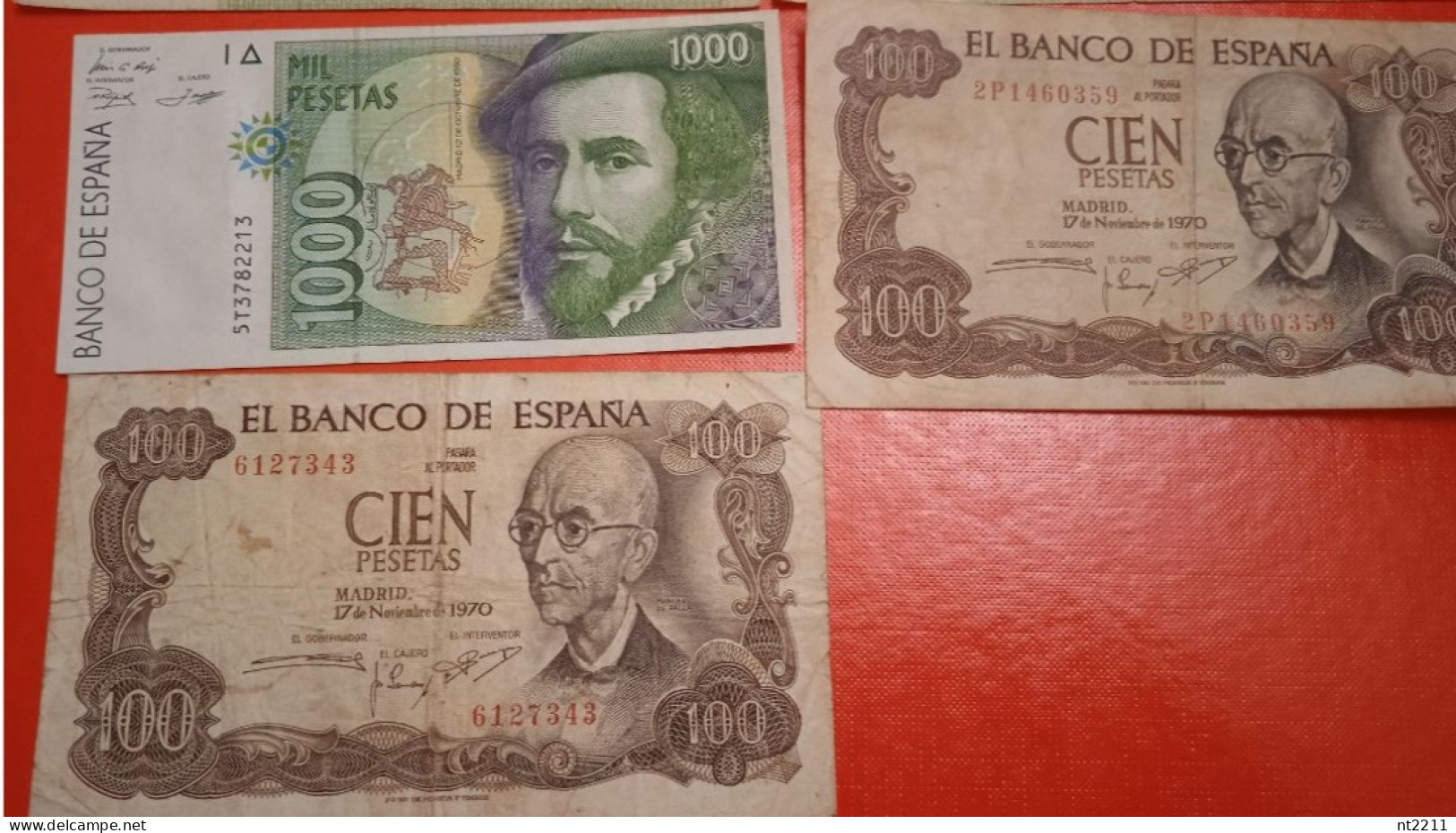 Banknotes Set Spain - [ 9] Colecciones