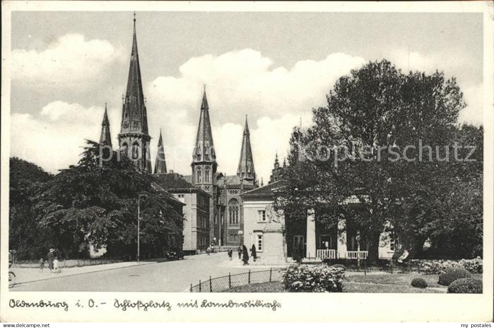 41579253 Oldenburg Holstein Schlossplatz Mit Lambertikirche Oldenburg In Holstei - Oldenburg (Holstein)