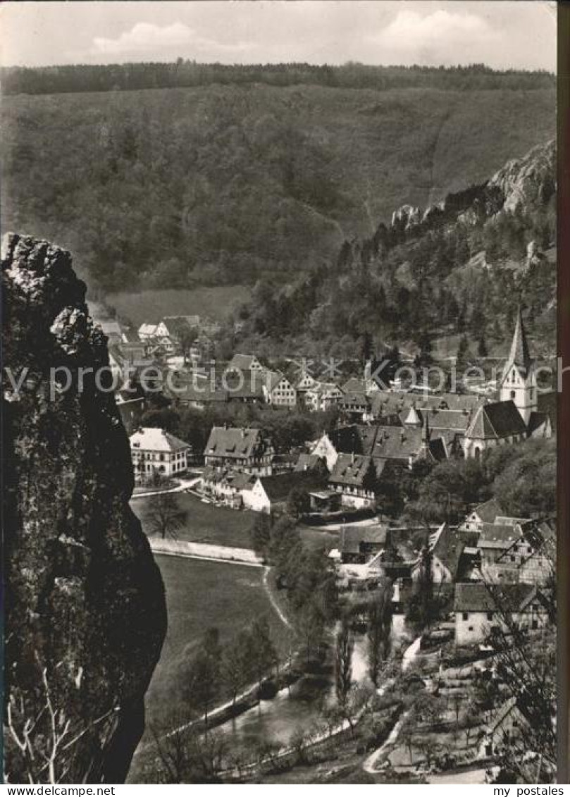 41579041 Blaubeuren Panorama Mit Felsen Blaubeuren - Blaubeuren