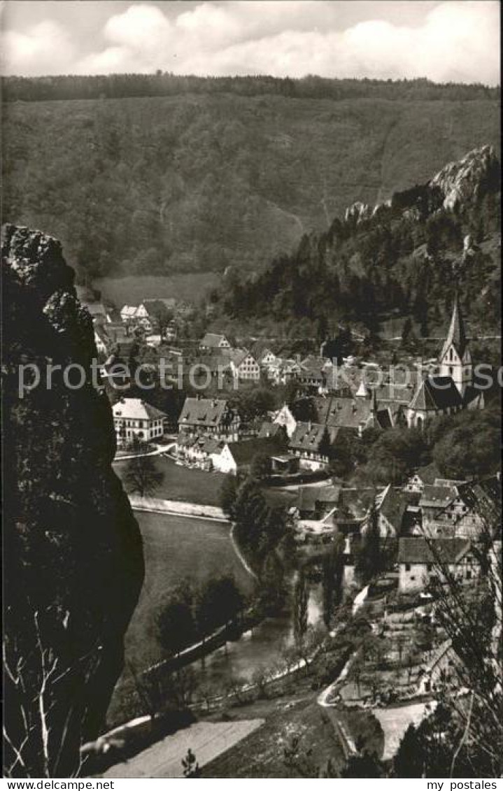 41578814 Blaubeuren Panorama Mit Wilhelmsfelsen Blaubeuren - Blaubeuren