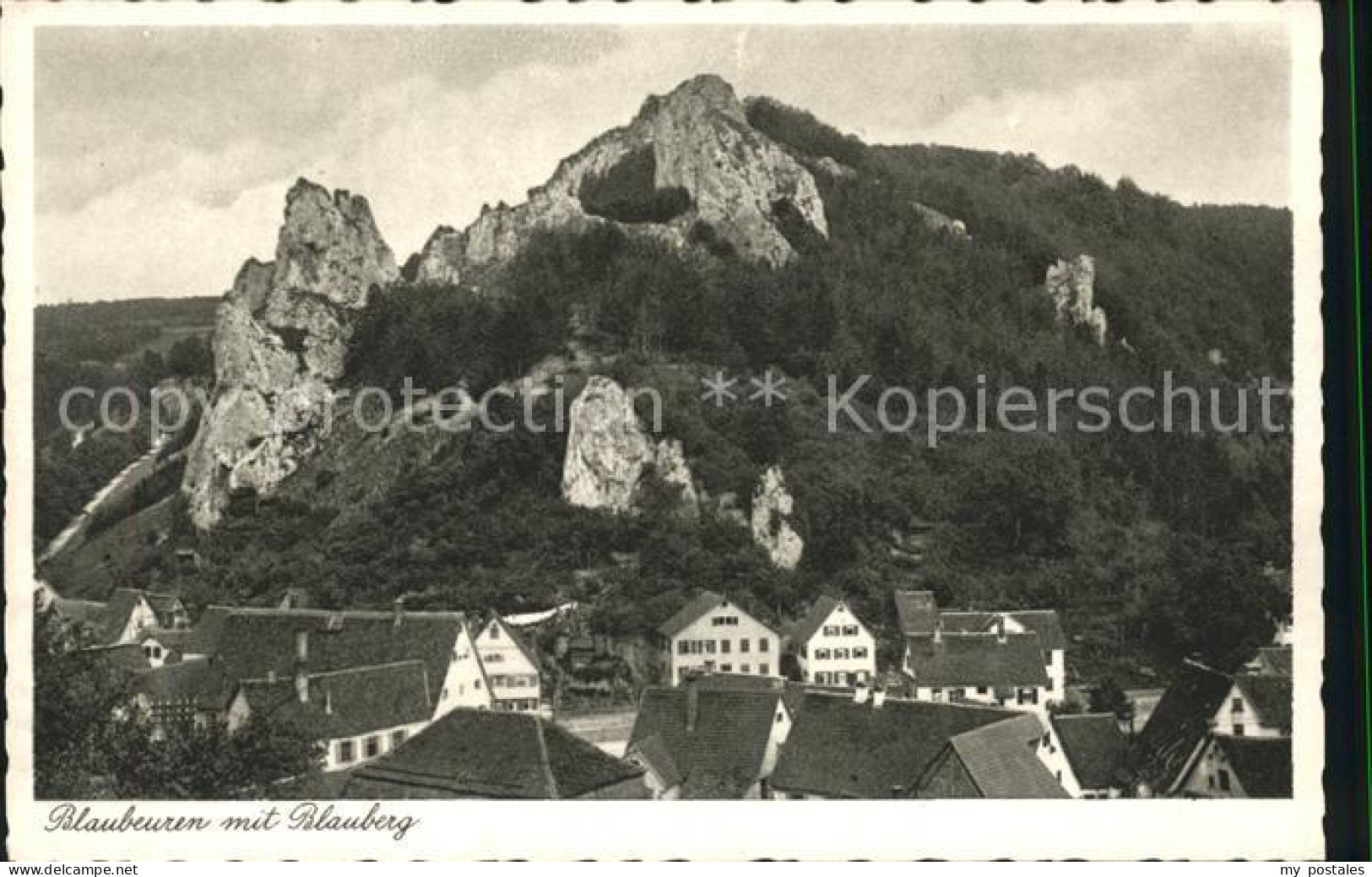 41578809 Blaubeuren Panorama Mit Blauberg Blaubeuren - Blaubeuren