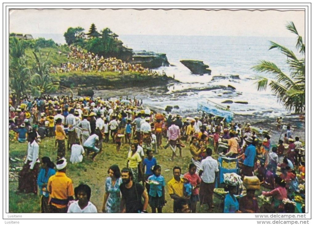 INDONESIA - Bali Tanah Lot - Used Stamp Timbre ( 2 Scans ) - Indonésie