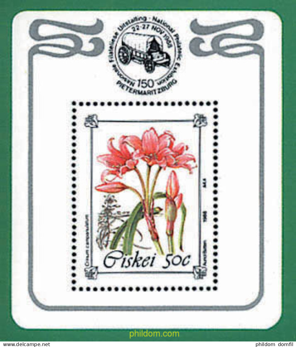 82501 MNH CISKEI 1988 FLORA EN PELIGRO DE EXTINCION - Ciskei