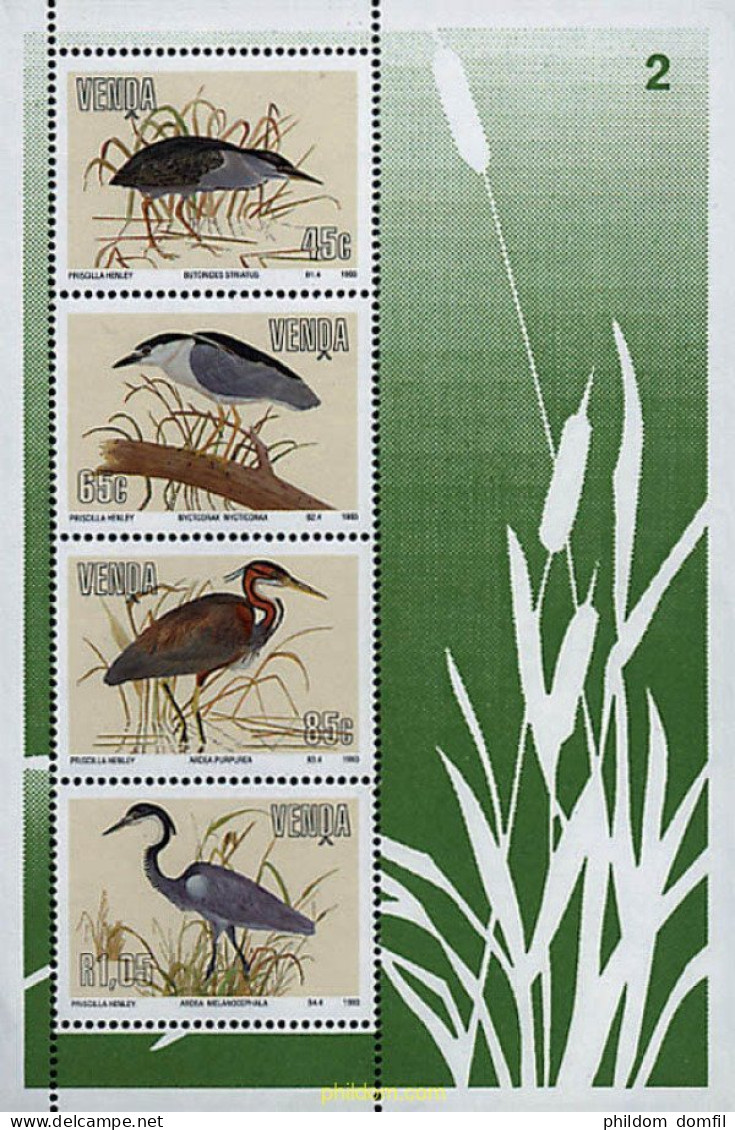 36011 MNH VENDA 1993 AVES ACUATICAS - Venda