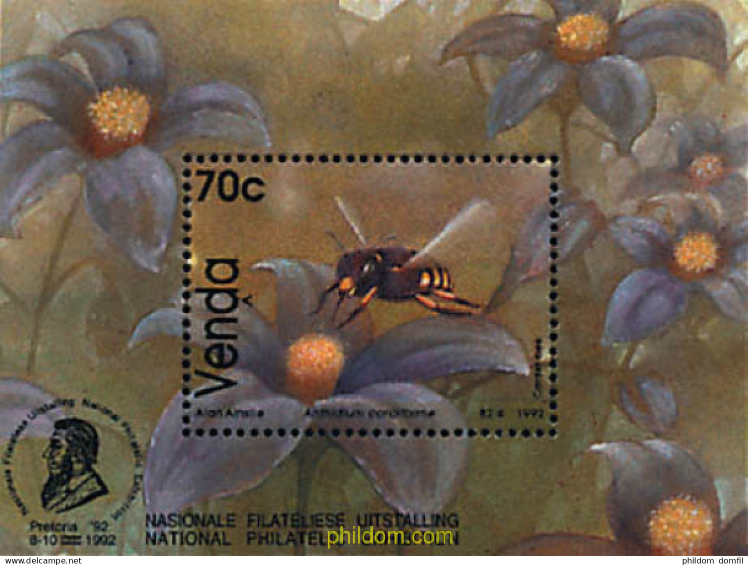 92721 MNH VENDA 1992 ABEJAS - Venda