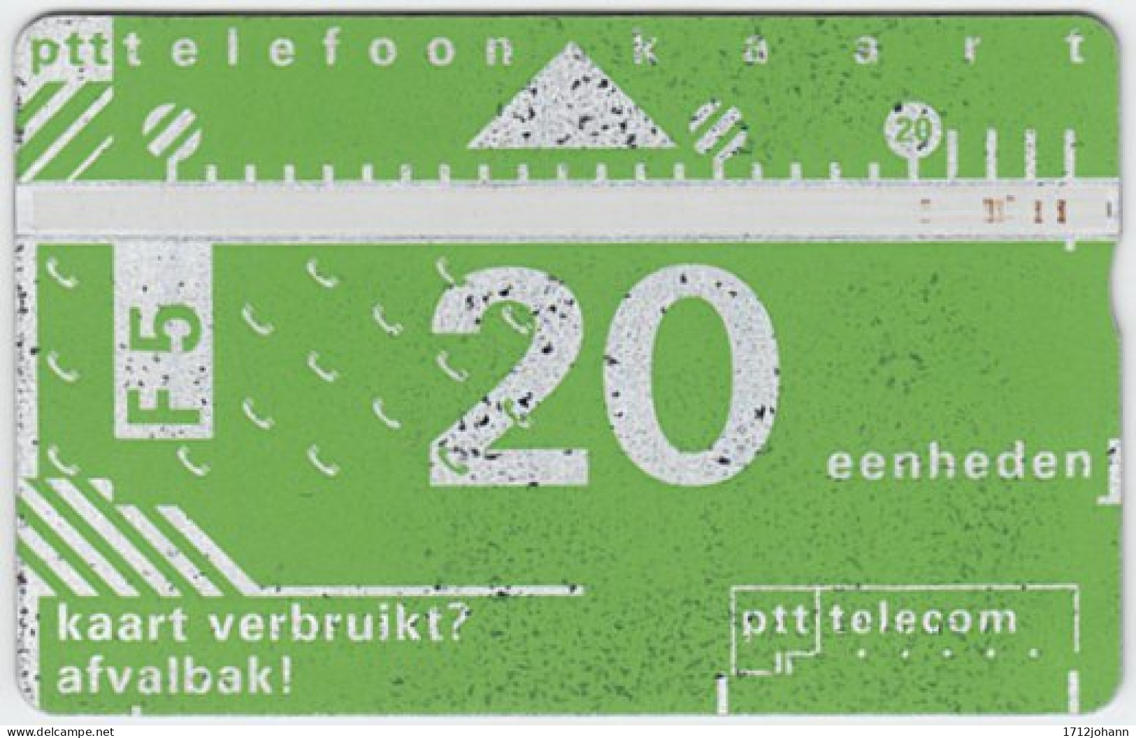NETHERLANDS A-626 Hologram Telecom - 102A - Used - Openbaar