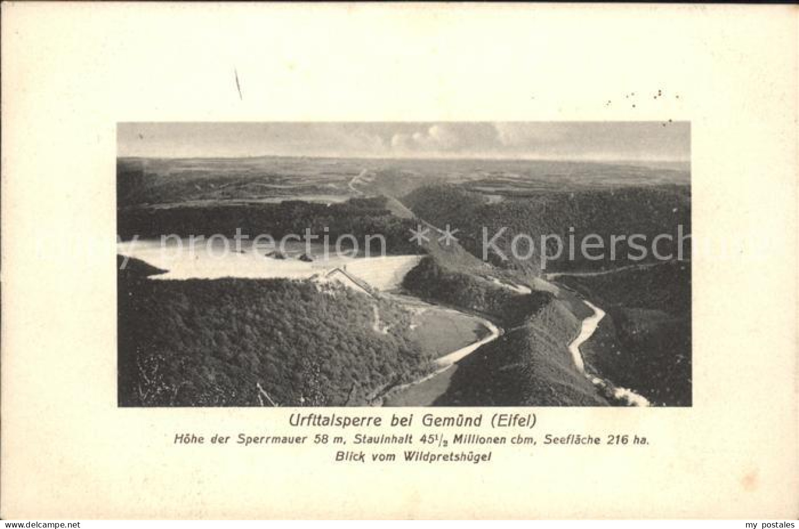 41578329 Gemuend Eifel Urfttalsperre Blick Vom Wildpretshuegel Schleiden - Schleiden