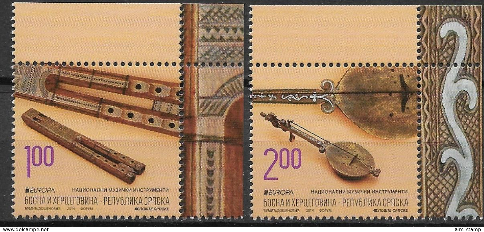 2014  BOSNIA HERZEGOWINA REPUBLIKA SRPSKA Mi. 623-4 **MNH  Europa - 2014