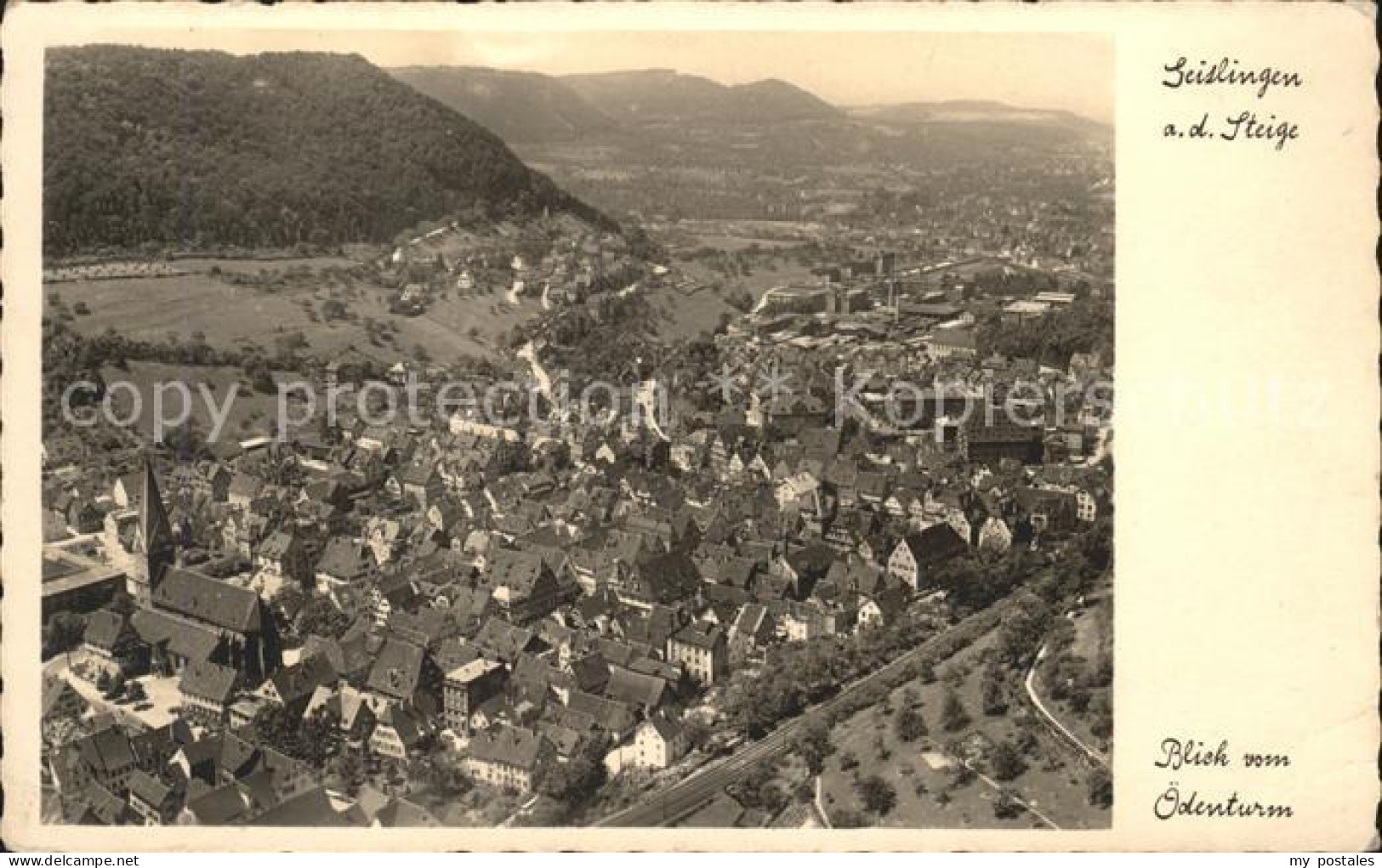 41576632 Geislingen Steige Blick Vom Oedenturm Geislingen An Der Steige - Geislingen