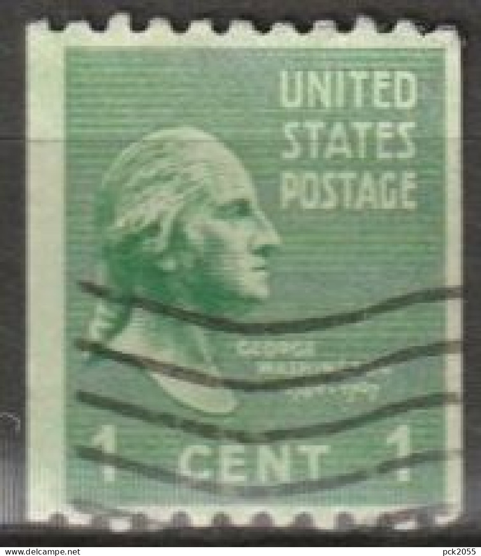 USA 1938  Mi-Nr.411F O Gestempelt Rollenmarke George Washington ( U 66) Günstige Versandkosten - Rollen
