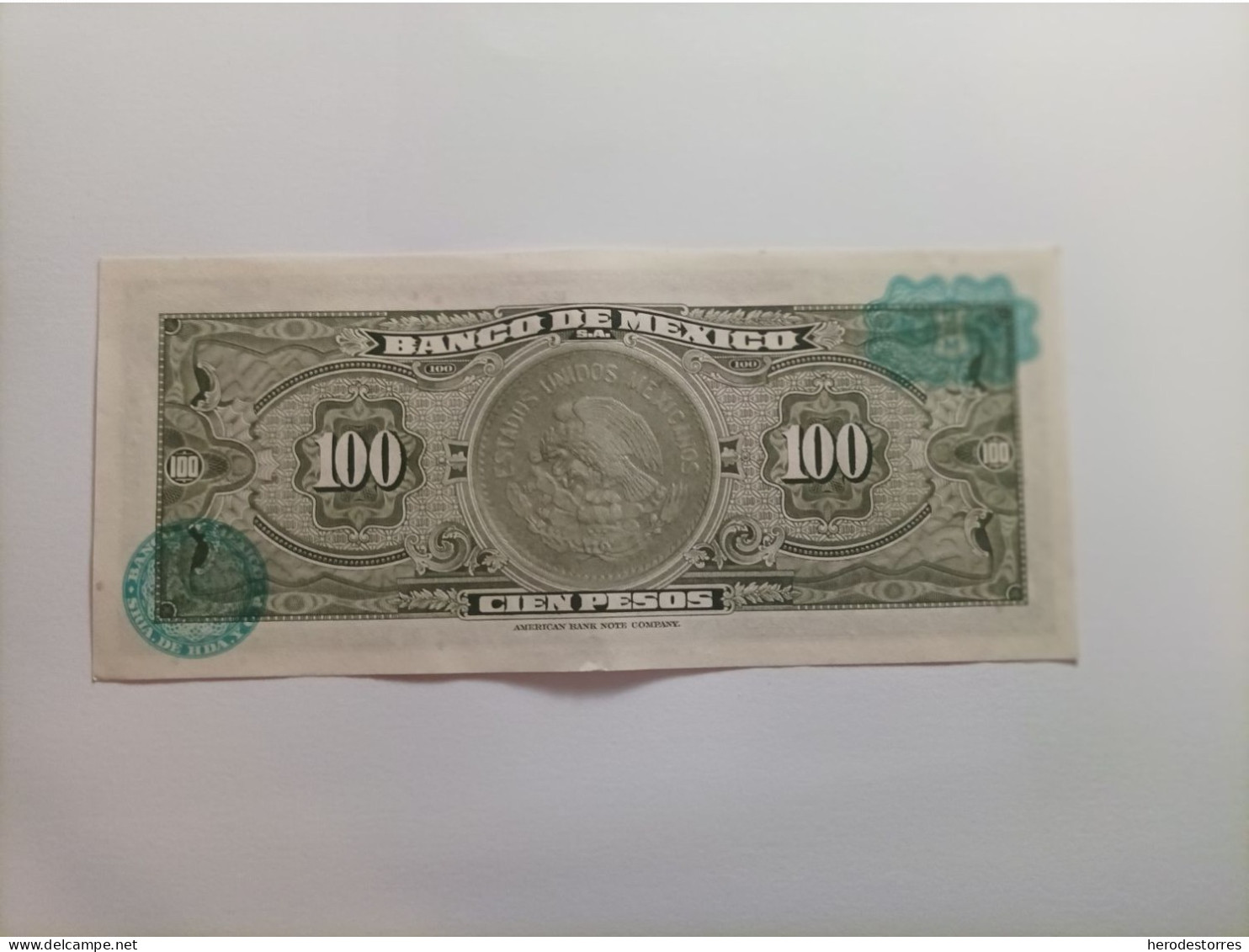 Billete De México De 100 Pesos, Año 1972, AUNC - Mexique