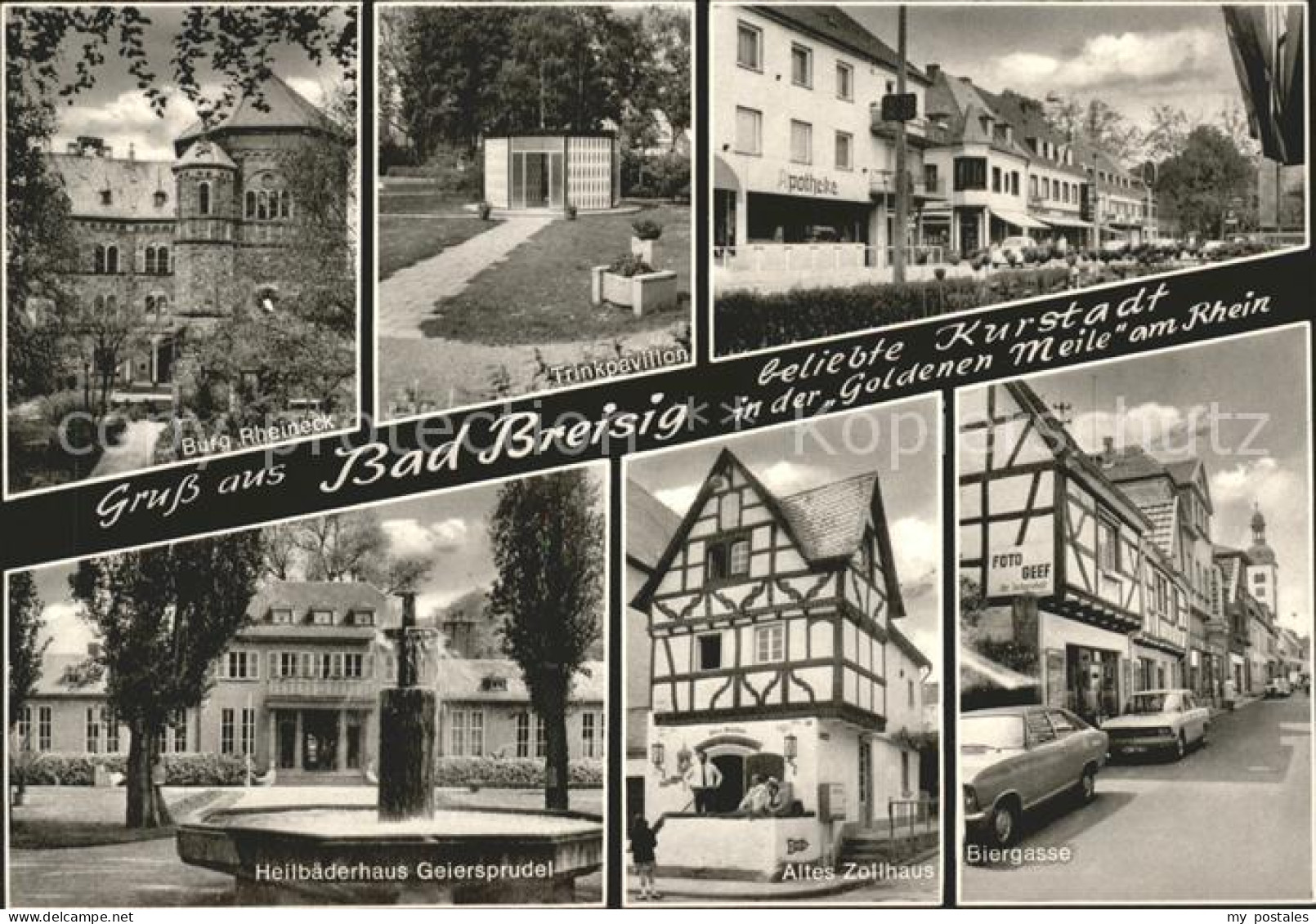 41576381 Bad Breisig Burg Rheineck Trinkpavillon Heilbaederhaus Geiersprudel Alt - Bad Breisig