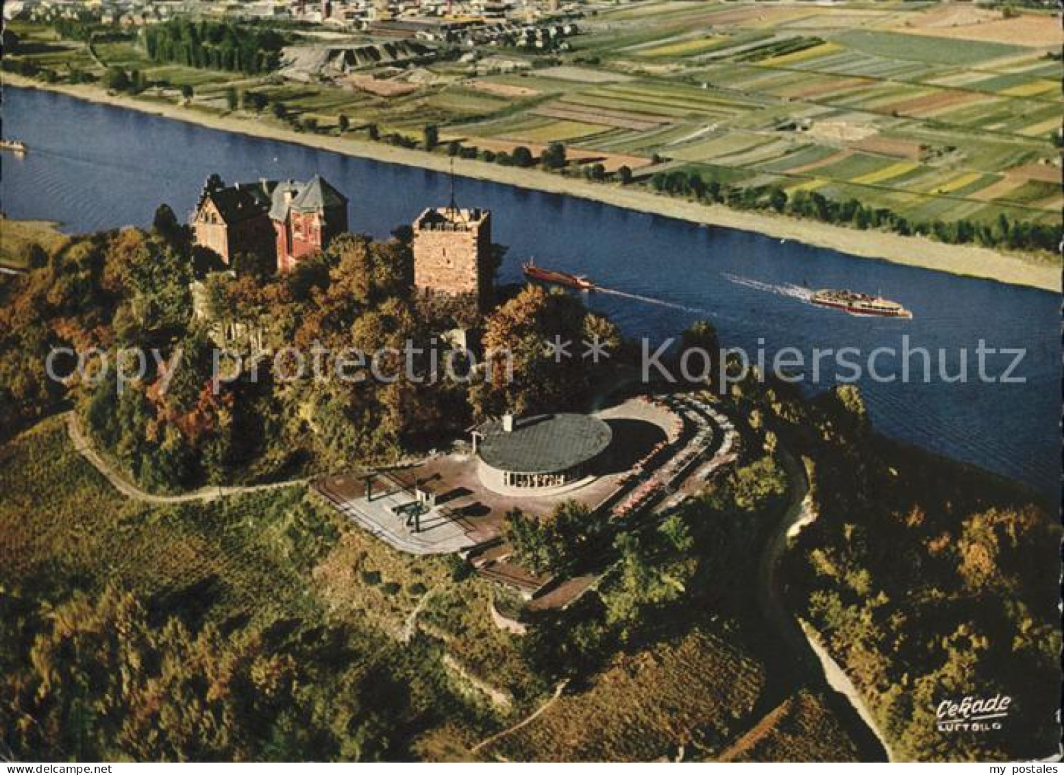 41576343 Bad Niederbreisig Burg Rheineck Am Rhein Fliegeraufnahme Bad Niederbrei - Bad Breisig