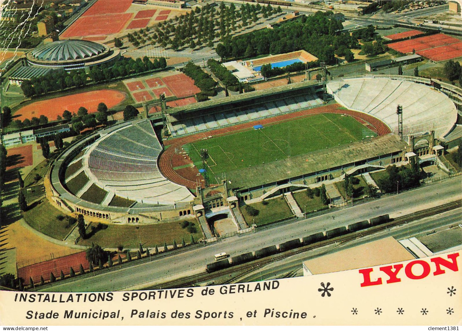 Lyon Installations Sportives De Gerland Stade Municipal Palais Des Sports Et Piscine Football - Lyon 7