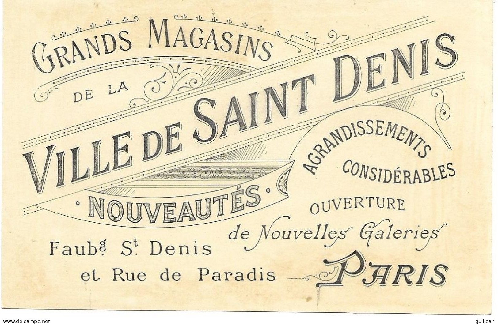 ILLUSTRATEUR  ROBIDA  - LE VIEUX PARIS -  " Exposition Universelle De 1900,  A LA VILLE DE ST DENIS, Nouveautés Paris - Robida