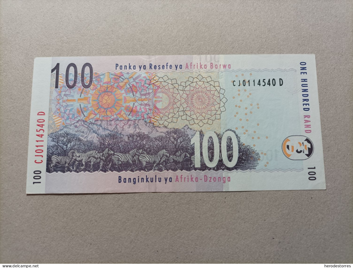 Billete De Sudáfrica De 100 Rand, AUNC - Suráfrica