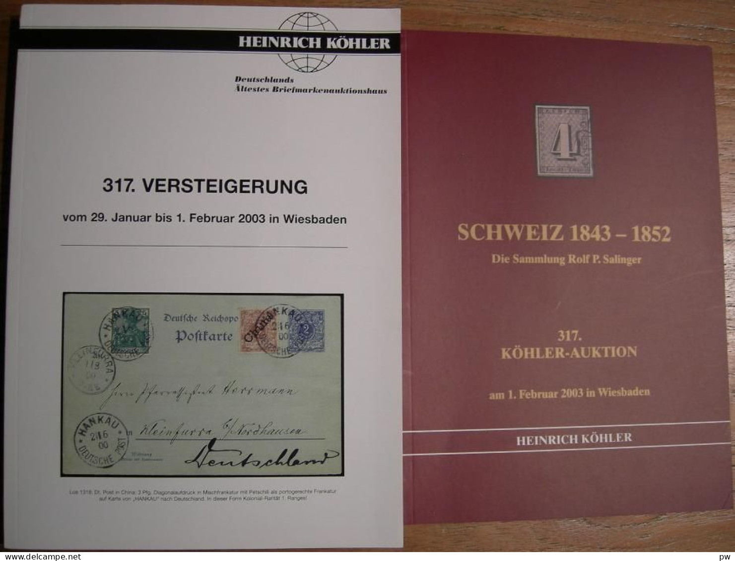 VENTES HENRICH KOHLER 2003 317e DU 29/1-1/2/2003. TRES BEAU - Catalogues For Auction Houses