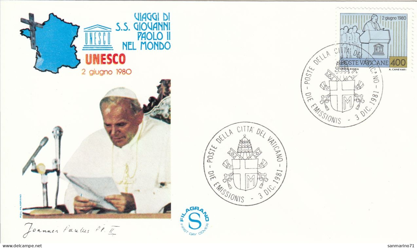 VATICAN Cover 2-91,popes Travel 1981 - Lettres & Documents