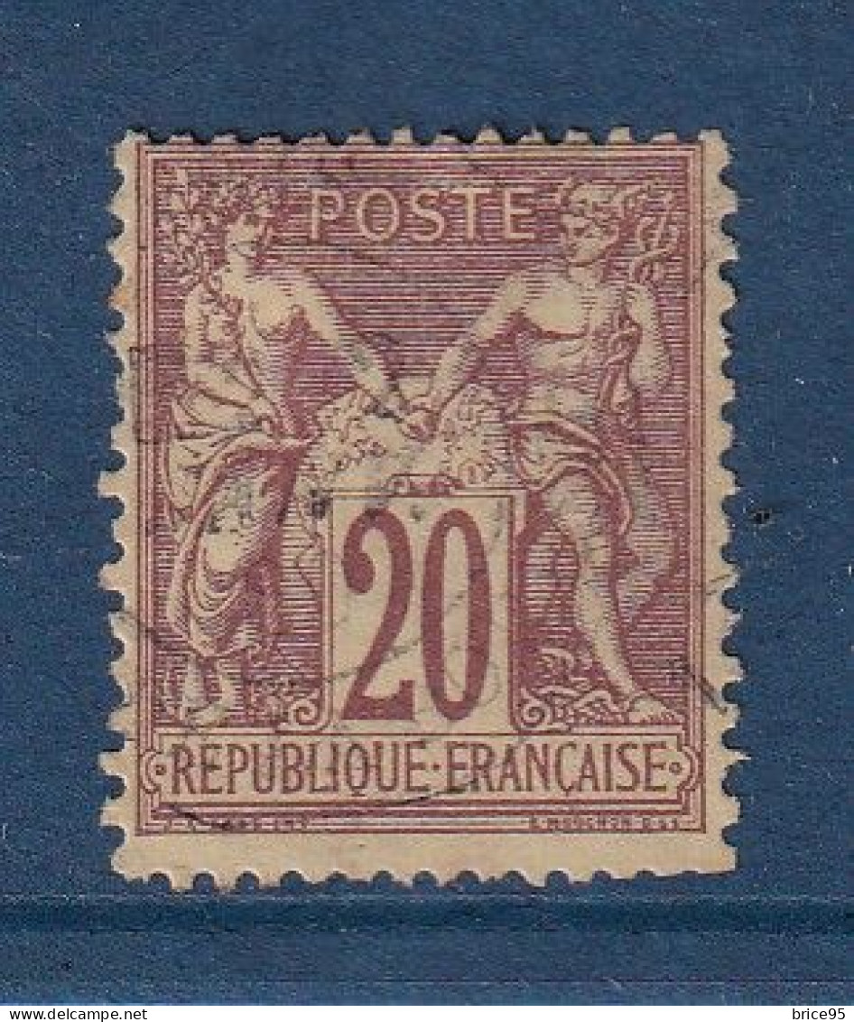 France - YT N° 67 - Oblitéré - 1876 - 1876-1878 Sage (Tipo I)